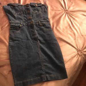 Denim dress